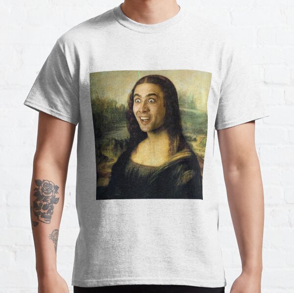 Nicolas Cage as the Mona Lisa Classic T-Shirt