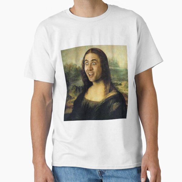 Item preview, Nicolas Cage as the Mona Lisa designed and sold by Lutubert.