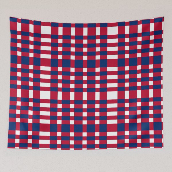 Item preview, Offset Version of 4th of July Independence Day Patriotic American Flag Pixel Red White and Blue Designs Camouflage Repeating Retro Vintage Patterns designed and sold by TeachUrb.