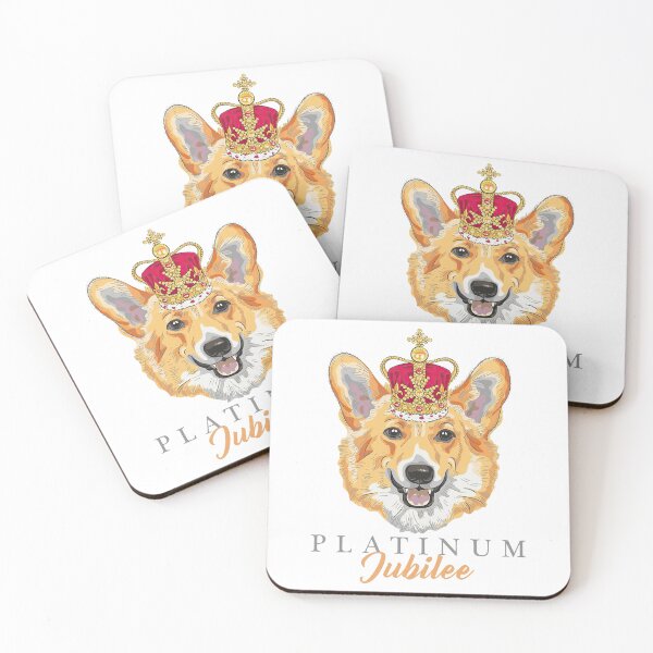 Item preview, Queen's Platinum Jubilee Corgi Dog designed and sold by BernigCo9.