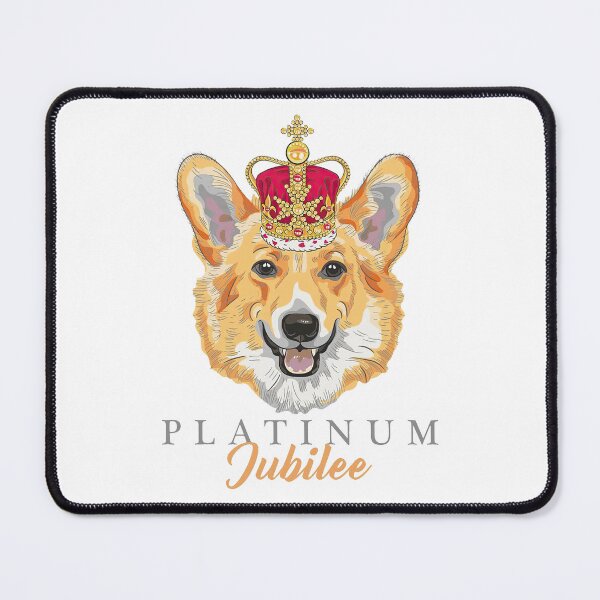 Item preview, Queen's Platinum Jubilee Corgi Dog designed and sold by BernigCo9.