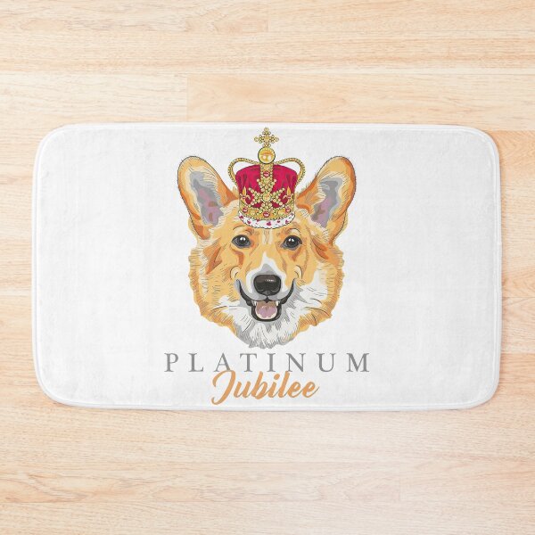 Item preview, Queen's Platinum Jubilee Corgi Dog designed and sold by BernigCo9.