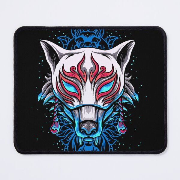 Item preview, Kitsune Japanese Folklore Chakra Fox Mask designed and sold by BakaOutfit.