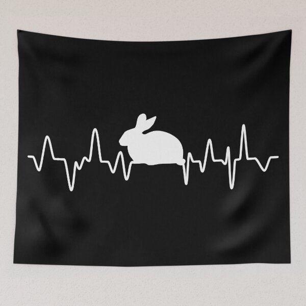 Item preview, Bunny Lover or Owner's Heartbeat Chart designed and sold by mrhighsky.