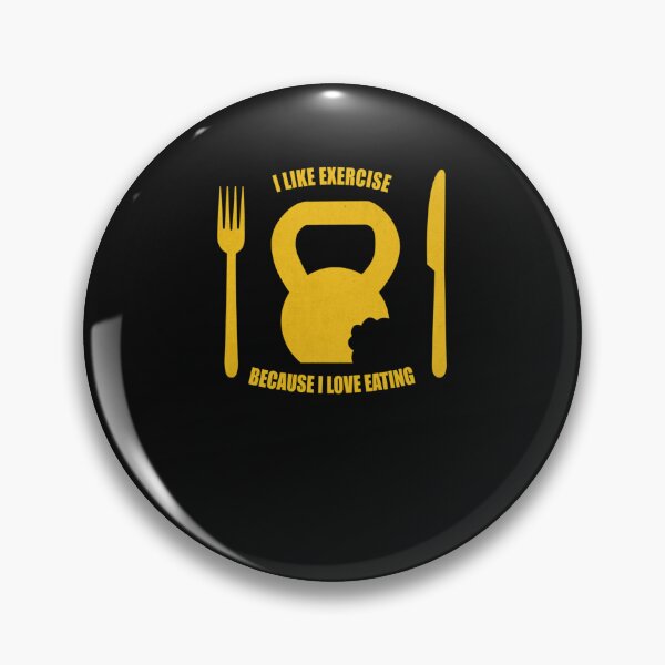 Item preview, I Like Exercise Because I Love Eating Brigitte Lindholm  5 designed and sold by GastonAg246.