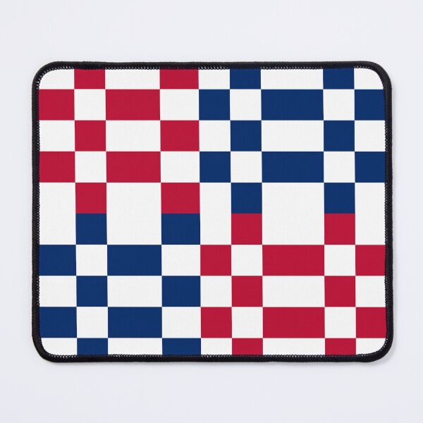 Item preview, 4th of July Independence Day Patriotic American Flag Pixel Red White and Blue Designs Camouflage Repeating Retro Vintage Horizontal Square Patterns designed and sold by TeachUrb.