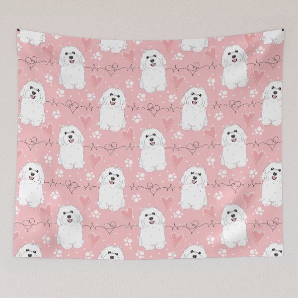 Item preview, LOVE White Havanese Dog designed and sold by Lulupainting.