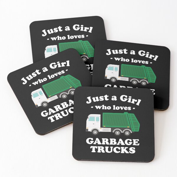 Item preview, Just a Girl who Loves Garbage Trucks - Kids Garbage Truck Lover designed and sold by Adexyl.
