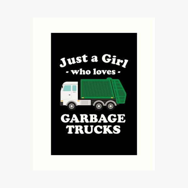 Item preview, Just a Girl who Loves Garbage Trucks - Kids Garbage Truck Lover designed and sold by Adexyl.