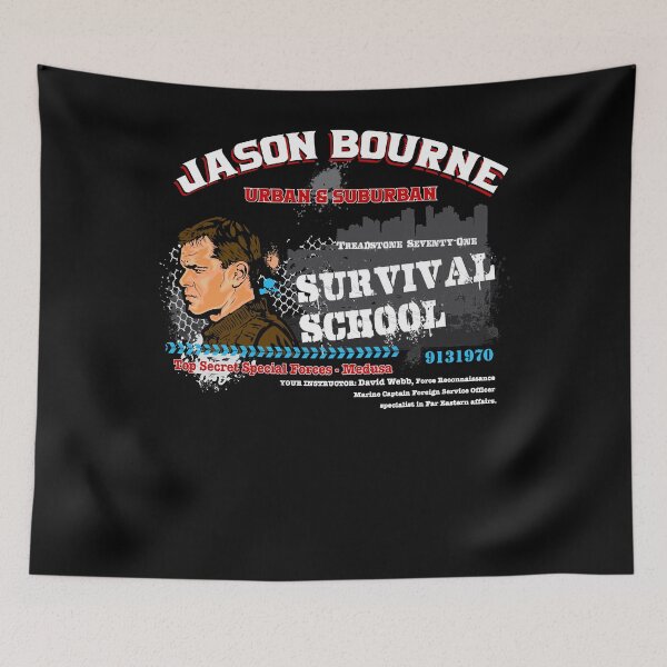 Item preview, Mens My Favorite Survival School Jason Bourne Music Vintage Retro designed and sold by Lifechardsnlove.
