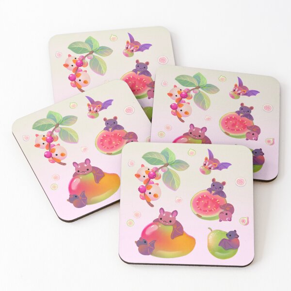 Item preview,  Fruit and bat - pastel designed and sold by pikaole.
