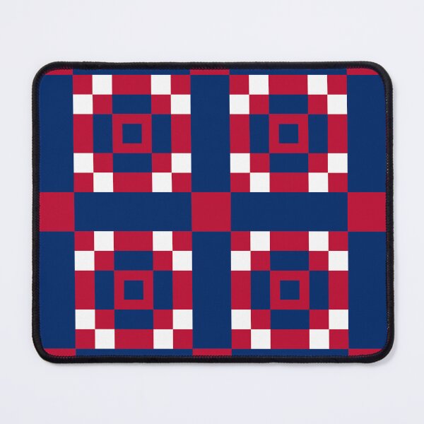 Item preview, 4th of July Independence Day Patriotic American Flag Pixel Red White and Blue Designs Camouflage Repeating Retro Vintage Gridded Pattern designed and sold by TeachUrb.