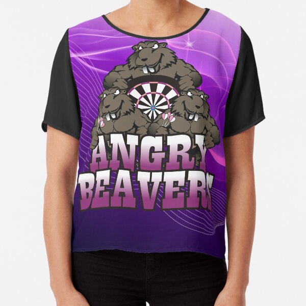 Angry Beavers Darts Team Chiffon Top