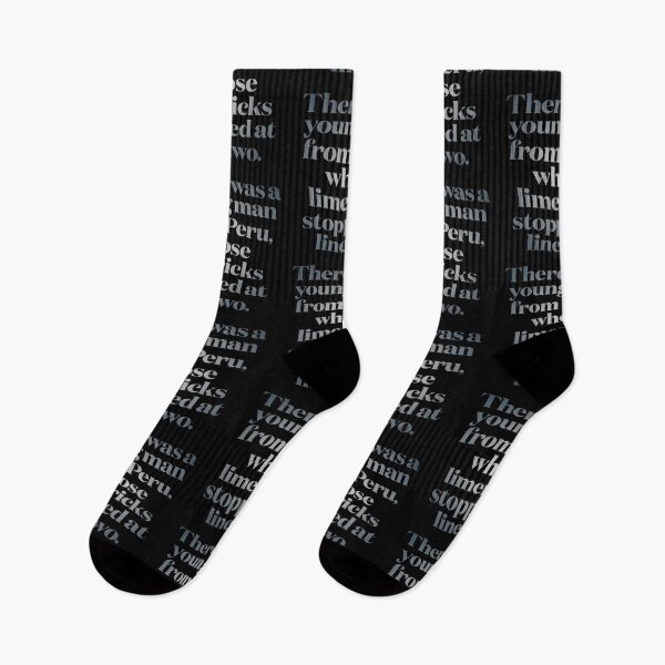 Item preview, There was a young man from Peru, whose limericks stopped at line two. v.4 designed and sold by x1brett.