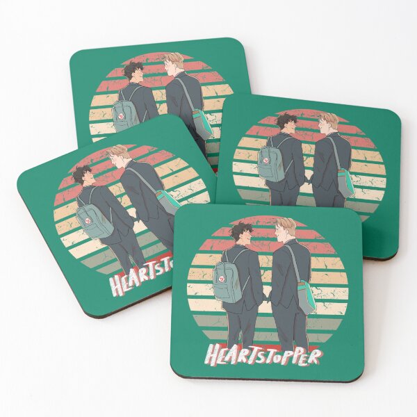 Artikelvorschau, Heartstopper Charlie _amp_ Nick On Sunset Retro entworfen und verkauft von 99Studio.