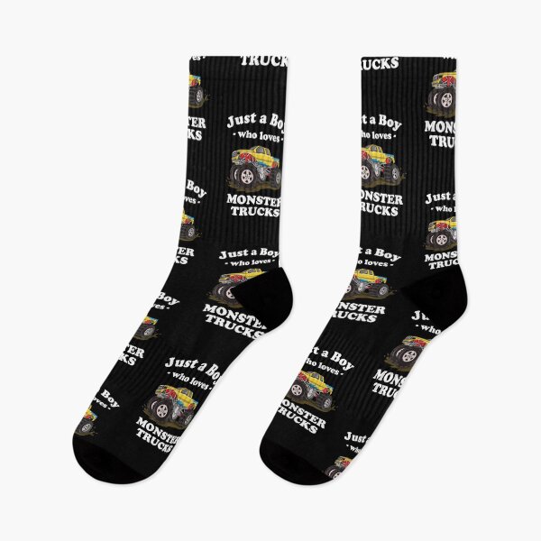 Item preview, Just a Boy who Loves Monster Trucks - Kids Monster Truck Lover designed and sold by Adexyl.