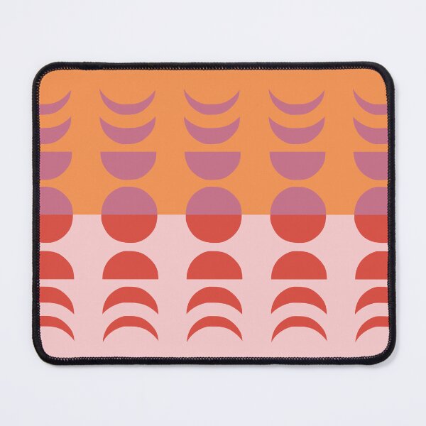 Artikelvorschau,  Moon Phases 27 in Red Pink Mauve Gold entworfen und verkauft von nineFlorals.
