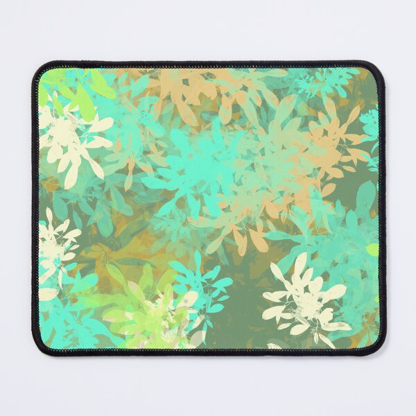 Item preview, Green Leaves Digital Abstract Pattern Design designed and sold by AMSonArt.