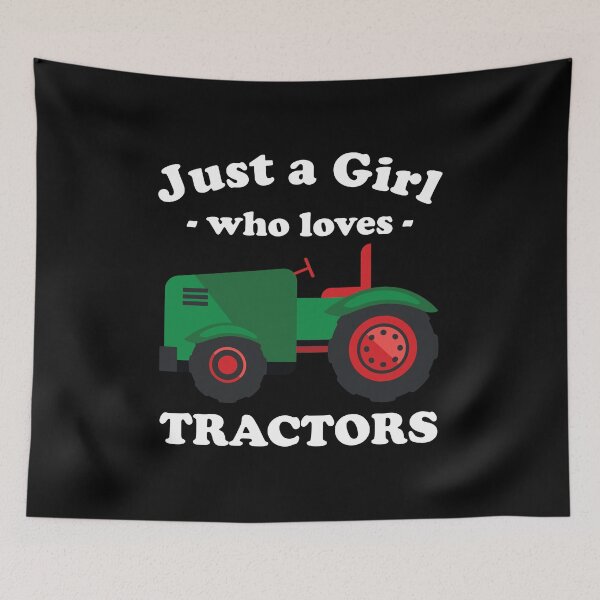 Item preview, Just a Girl who Loves Tractors - Kids Tractor Lover designed and sold by Adexyl.