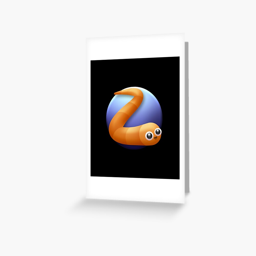 Slither io Greeting Card by HydroRed