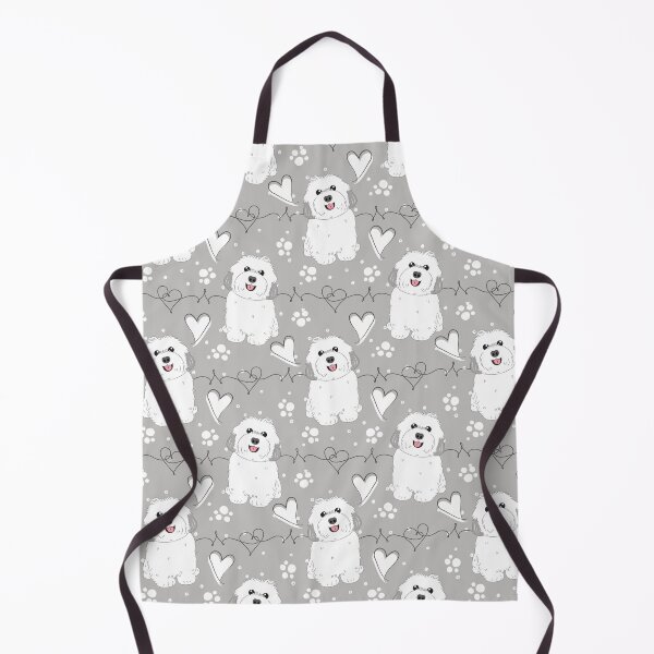 Item preview, LOVE Grey White Havanese Dog designed and sold by Lulupainting.