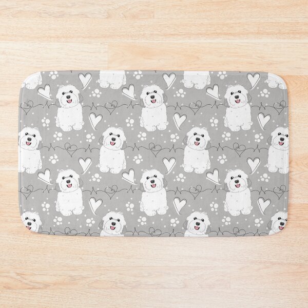 Item preview, LOVE Grey White Havanese Dog designed and sold by Lulupainting.