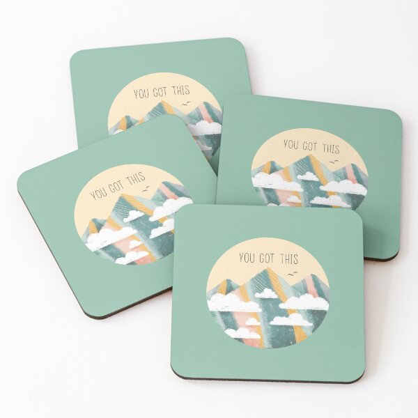 Item preview, You Got This - Mountain Range Illustration designed and sold by lauratubb.
