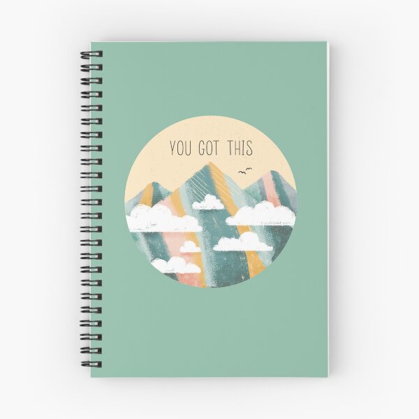 Item preview, You Got This - Mountain Range Illustration designed and sold by lauratubb.