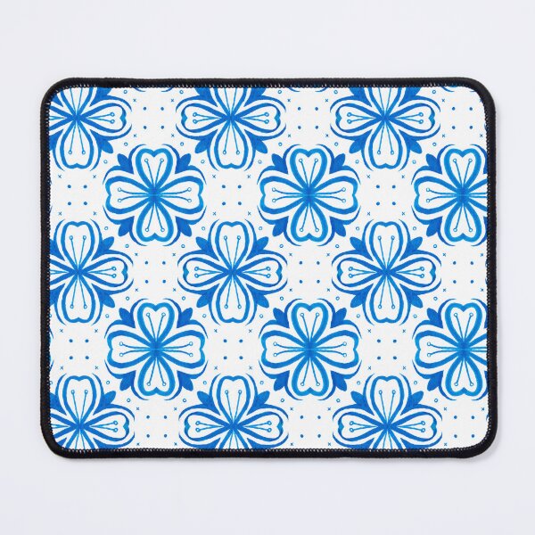 Item preview, Blue Moroccan Tile Pattern designed and sold by lauratubb.