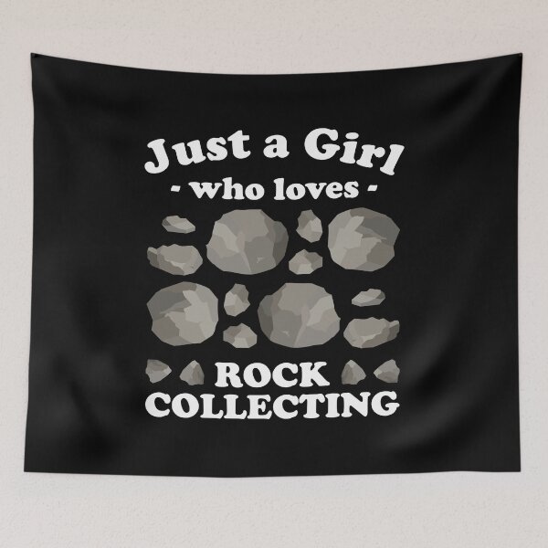 Item preview, Just a Girl who Loves Rock Collecting - Rock Collecting designed and sold by Adexyl.