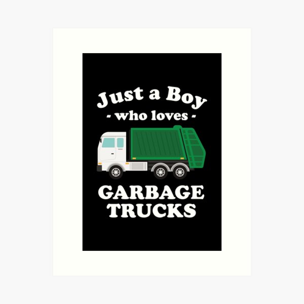 Item preview, Just a Boy who Loves Garbage Trucks - Kids Garbage Truck Lover designed and sold by Adexyl.