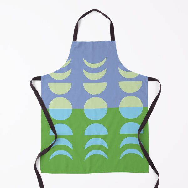 Aperçu de l'œuvre Moon Phases 25 in Purple Blue Greenery créée et vendue par nineFlorals.