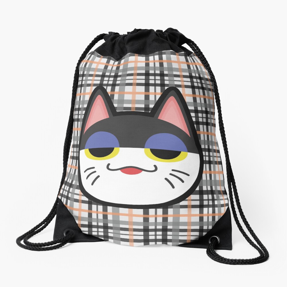 PUNCHY ANIMAL CROSSING Drawstring Bag