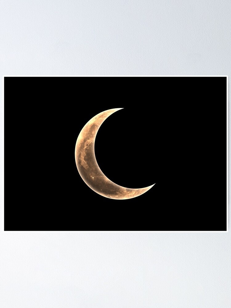 Moon, Crescent, New Moon, Moon Phase, Wicca, Moon, God, Goddess, Mythology  Poster for Sale by Anne Mathiasz