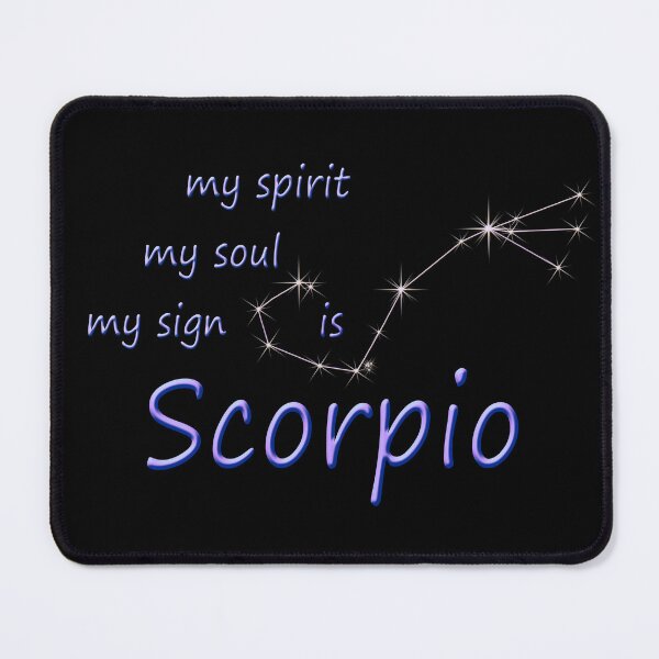 Item preview, My spirit, my soul, my sign is Scorpio designed and sold by Art By M.