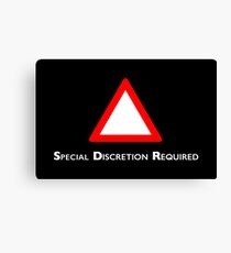 NDVH Channel 4 Red Triangle Canvas Print