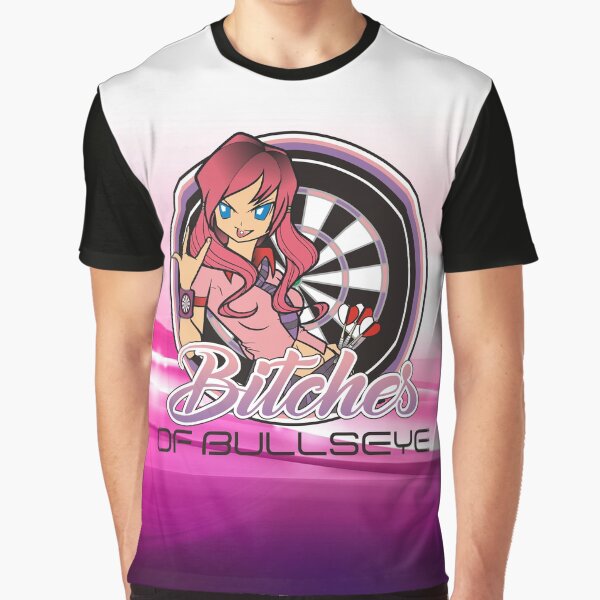 Beaches of Bullseye Darts Team Graphic T-Shirt