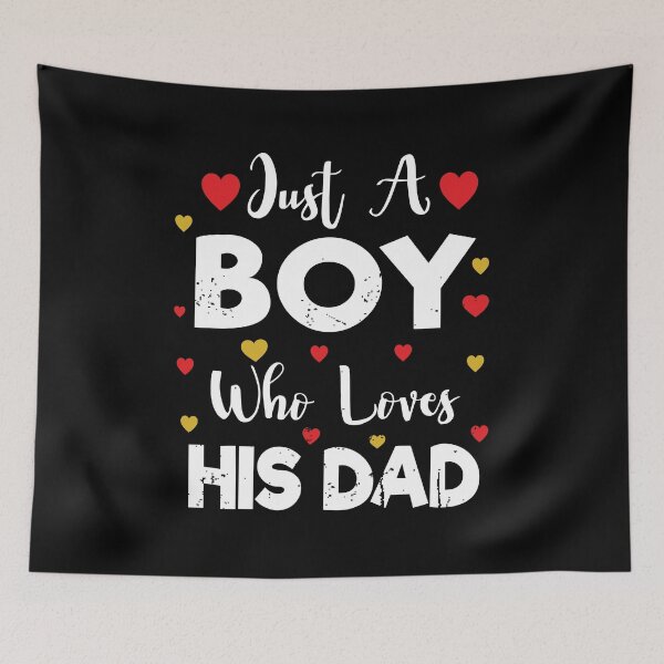 Item preview, Just a Boy who Loves His Dad - Gift for Boys designed and sold by Adexyl.