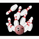 Ten Pin Bowling Strike Poster By Piedaydesigns Redbubble