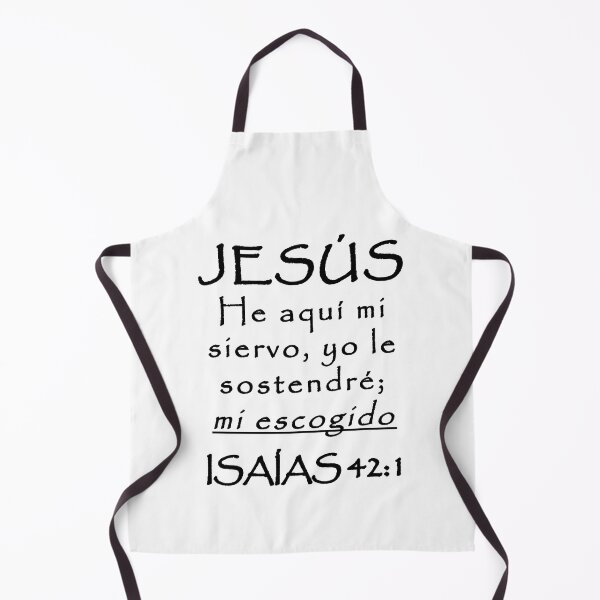 Artikelvorschau, Jesaja 42:1 Jesus Mein auserwählter spanischer Bibelvers entworfen und verkauft von NombresDeJesus.