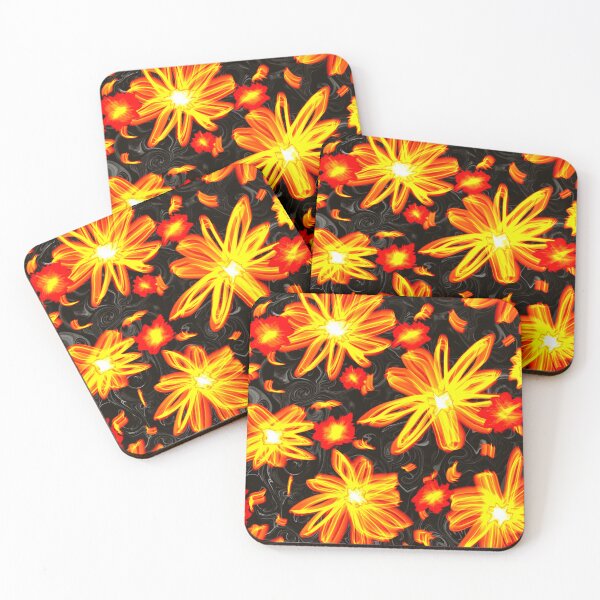 Item preview, Fire flowers designed and sold by Vivinedrawsells.