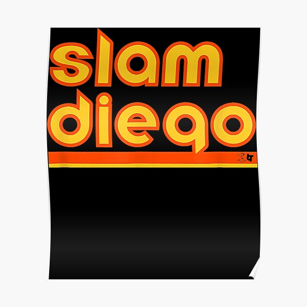 Eric Hosmer Autographed Slam Diego Poster