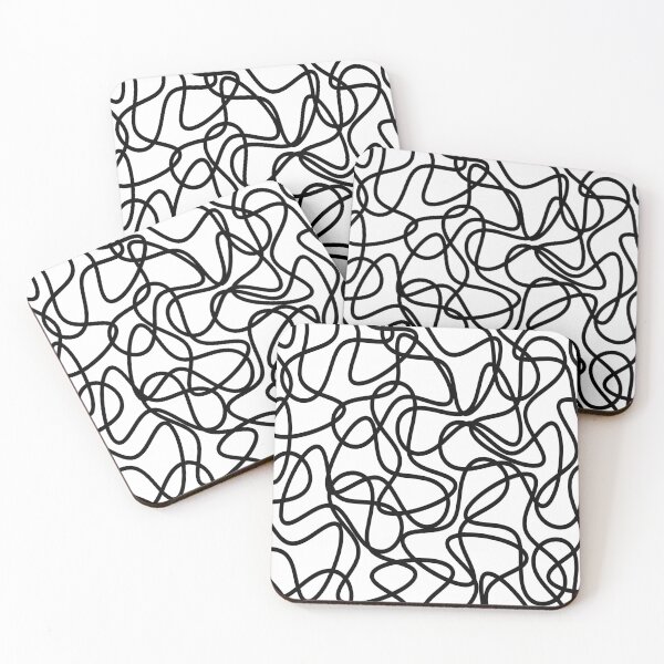 Item preview, Abstract pattern - black and white. designed and sold by K.S ART.