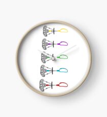 Rock Climbing Cams Pattern Clock