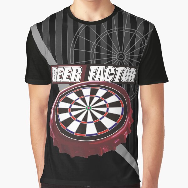 Beer Factor Darts Team Graphic T-Shirt