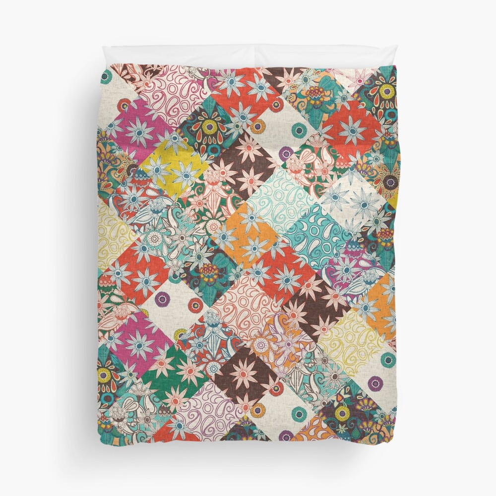 sarilmak patchwork Duvet Cover