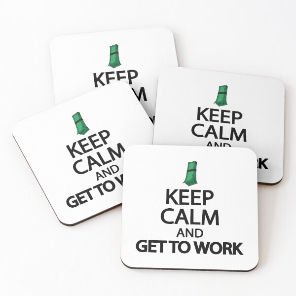 Item preview, Keep calm and get to work designed and sold by Colorfulandfun.
