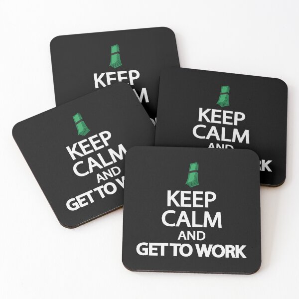 Item preview, Keep calm and get to work designed and sold by Colorfulandfun.