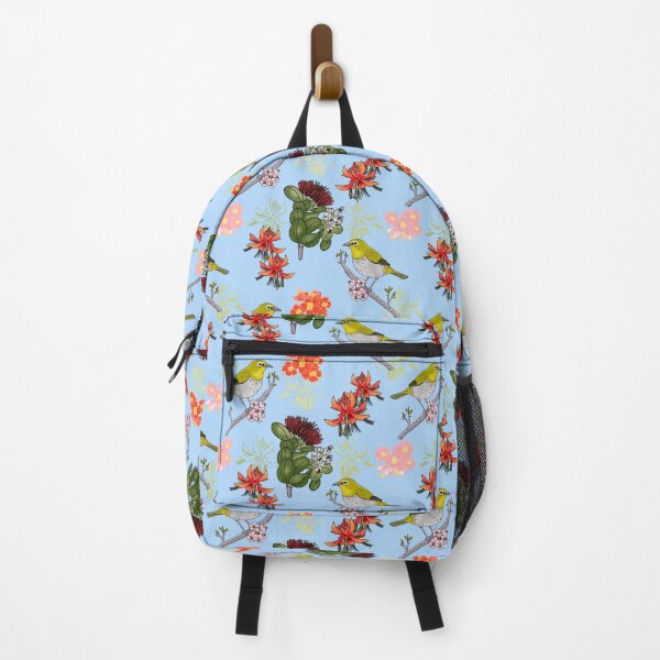 Item preview, Japanese white eye bird blue designed and sold by Naty Design Prague.