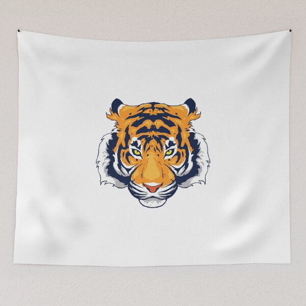 Item preview, Tiger Dangerous Striped Cat Predator Face designed and sold by BakaOutfit.